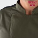 THIAGO szakácskabát - military zöld