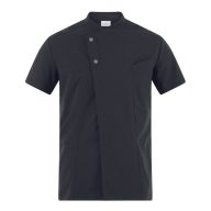 Harry - Szupervékony fekete rövid ujjú szakácskabát