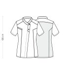 MEGAN - SZUPERVÉKONY SÖTÉT SZÜRKE NŐI RÖVID UJJÚ SZAKÁCSKABÁT