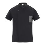 GIBLORS Nathan FEKETE pamut-elasztán szakácskabát