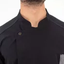 GIBLORS Nathan FEKETE pamut-elasztán szakácskabát