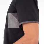 GIBLORS Nathan FEKETE pamut-elasztán szakácskabát