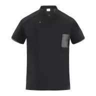 GIBLORS Nathan FEKETE pamut-elasztán szakácskabát