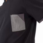 GIBLORS Nathan FEKETE pamut-elasztán szakácskabát