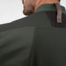 GIBLORS Nathan Militari zöd pamut-elasztán szakácskabát