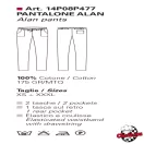 Giblor's szakácsnadrág - étlapmintás