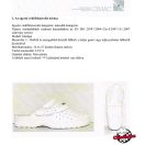 Női, pántos klumpa - fehér, Hirsch 615C