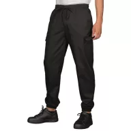 Fekete oldalzsebes szakács jogging