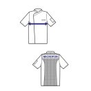 3XL- es - Pretoria extra light fekete szakácskabát