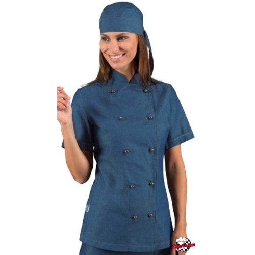 Women's chef jacket - farmer, short-sleeved 