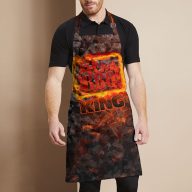 BBQ KING - nyomottmintás kötény