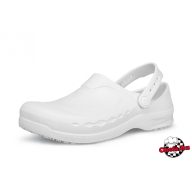 Zinc fehér, uniszex, csúszásmentes, pántos klumpa