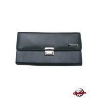 Faux leather wallet - with 5 pockets