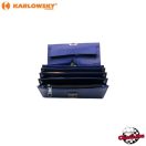 Faux leather wallet - with 5 pockets