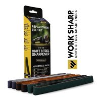  Abrasive belt set for the smaller knife sharpener