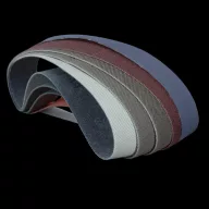  Abrasive belt set for larger knife sharpening machines