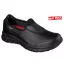 Skechers - RELAXED FIT - női bőrcipő - FEKETE