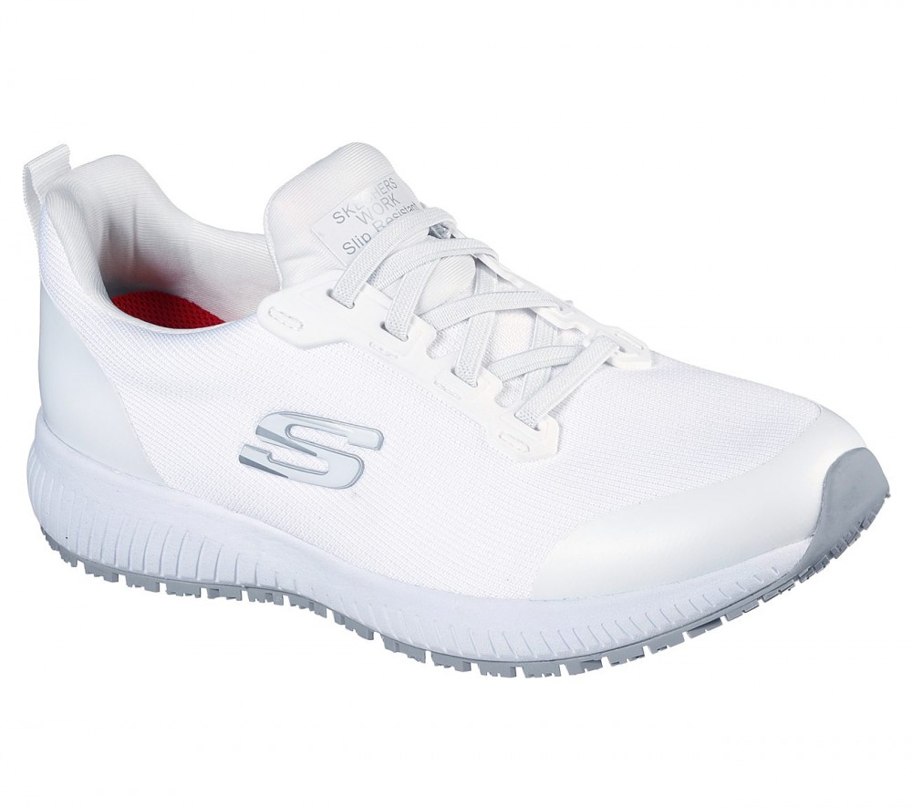 Skechers - SQUAD SR - FEHÉR női felszolgáló cipő | Akár in