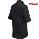 MeshAir Pro rövidujjú patentos szakácskabát - FEKETE