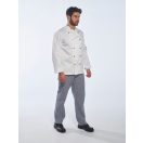 Szakácskabát - fehér, hosszú ujjú