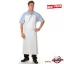 Acid-resistant PVC apron - white