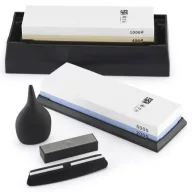   Fenőkő készlet | EXPERT | #400/1000 + #2000/5000 | 2 db kétoldalú fenőkő + Állvány + Élszögtartó + Gyémánt fenőkőtisztító + Pipetta