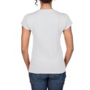 SOFTSTYLE® NŐI V-NYAKÚ FEHÉR PÓLÓ