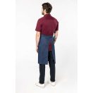 Fekete kenguru zsebes szakács vagy felszolgáló kötény