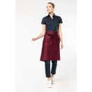 Fekete kenguru zsebes szakács vagy felszolgáló kötény