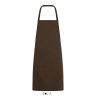 SOL'S GRAMERCY - LONG APRON WITH POCKET - csokibarna