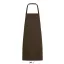 SOL'S GRAMERCY - LONG APRON WITH POCKET - csokibarna