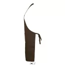 SOL'S GRAMERCY - LONG APRON WITH POCKET - csokibarna