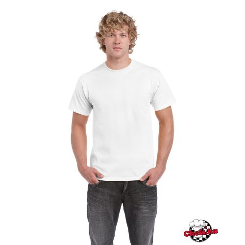 White round-neck T-shirt