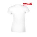 GILDAN női póló, fehér