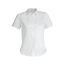 Női fehér rövidujjú blúz - streccspuplin