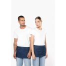 Rövid fekete bárkötény 5 zsebbel