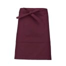 Pincérkötény, rövidebb, több színben, CSOKIBARNA