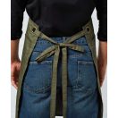 Khaki/Brown melles kötény