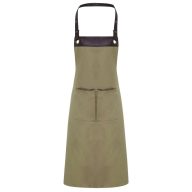 ESPRESSO - bib apron - khaki/brown