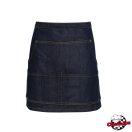 Indigo blue denim bar apron