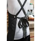CROSS BACK ’BARISTA’ BIB APRON - DENIM