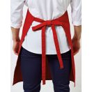 Navy pamutvászon kötény- állítható nyakpánttal - zseb nélküli modell