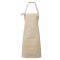  'CALIBRE' HEAVY COTTON CANVAS POCKET APRON - natural