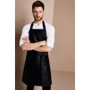 Műbőr kötény  4 féle színben, Fekete