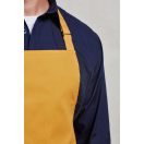 Chocolate brown adjustable apron, WITHOUT POCKET