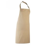 Khaki color adjustable apron, WITHOUT POCKET