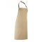 Khaki color adjustable apron, WITHOUT POCKET