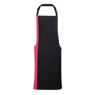 Kétszínű kötény-Fekete-pink