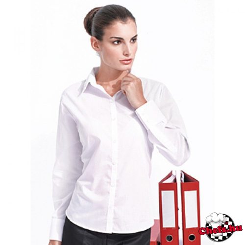 White, long-sleeved women's blouse - SPECIAL PRICE!