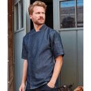 Farmer rövid ujjú szakácskabát -cipzáros záródás